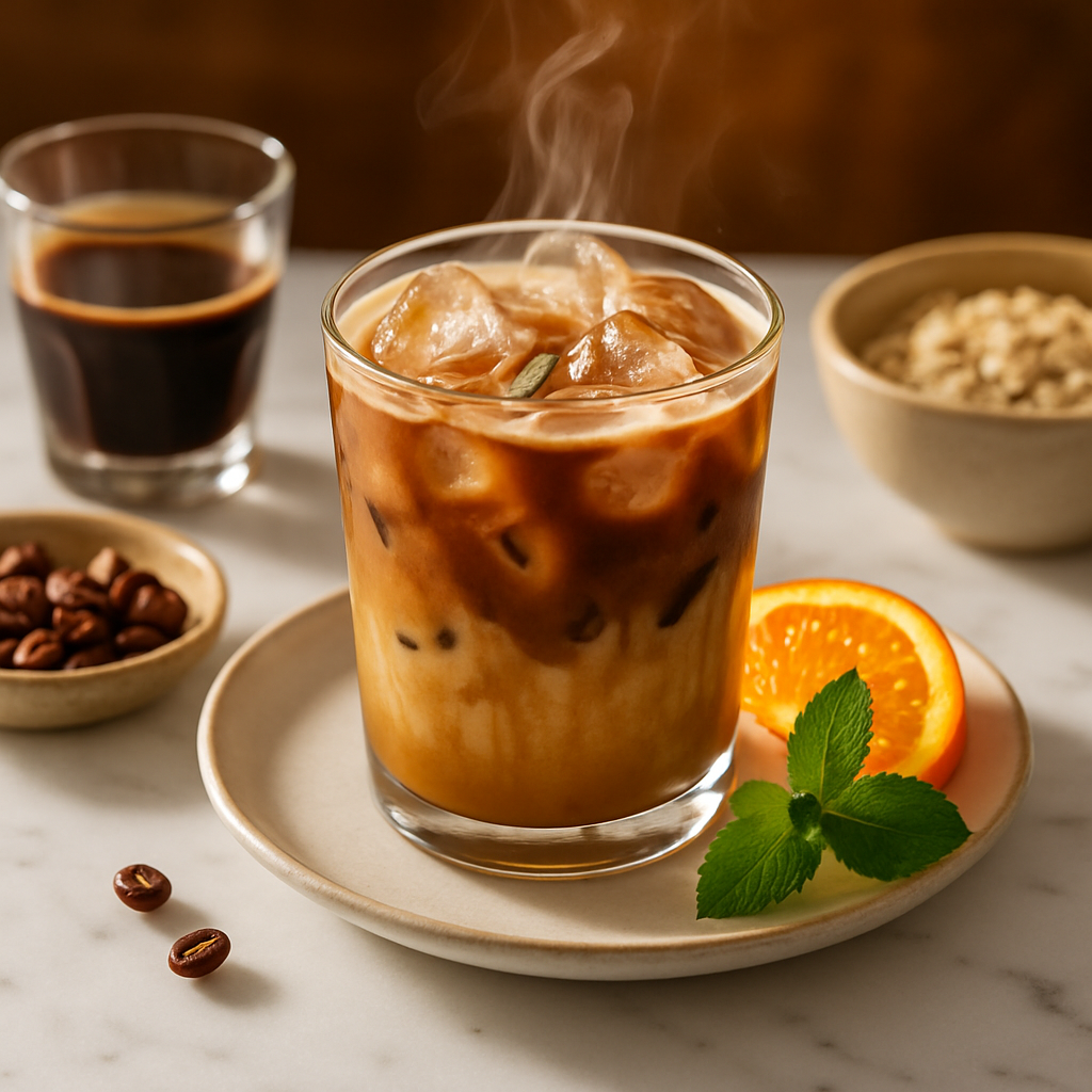 Iced Brown Sugar Oat Milk Shaken Espresso