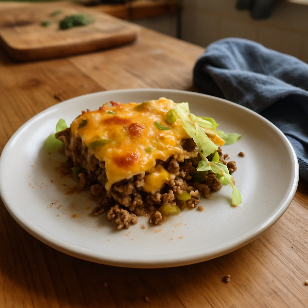 This Incredible Keto Cheeseburger Casserole Will Change Your Dinner Routine