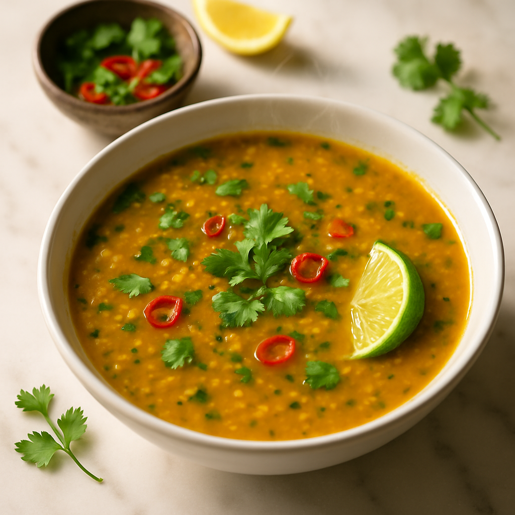 Indian Dal Shorba Lentil Soup
