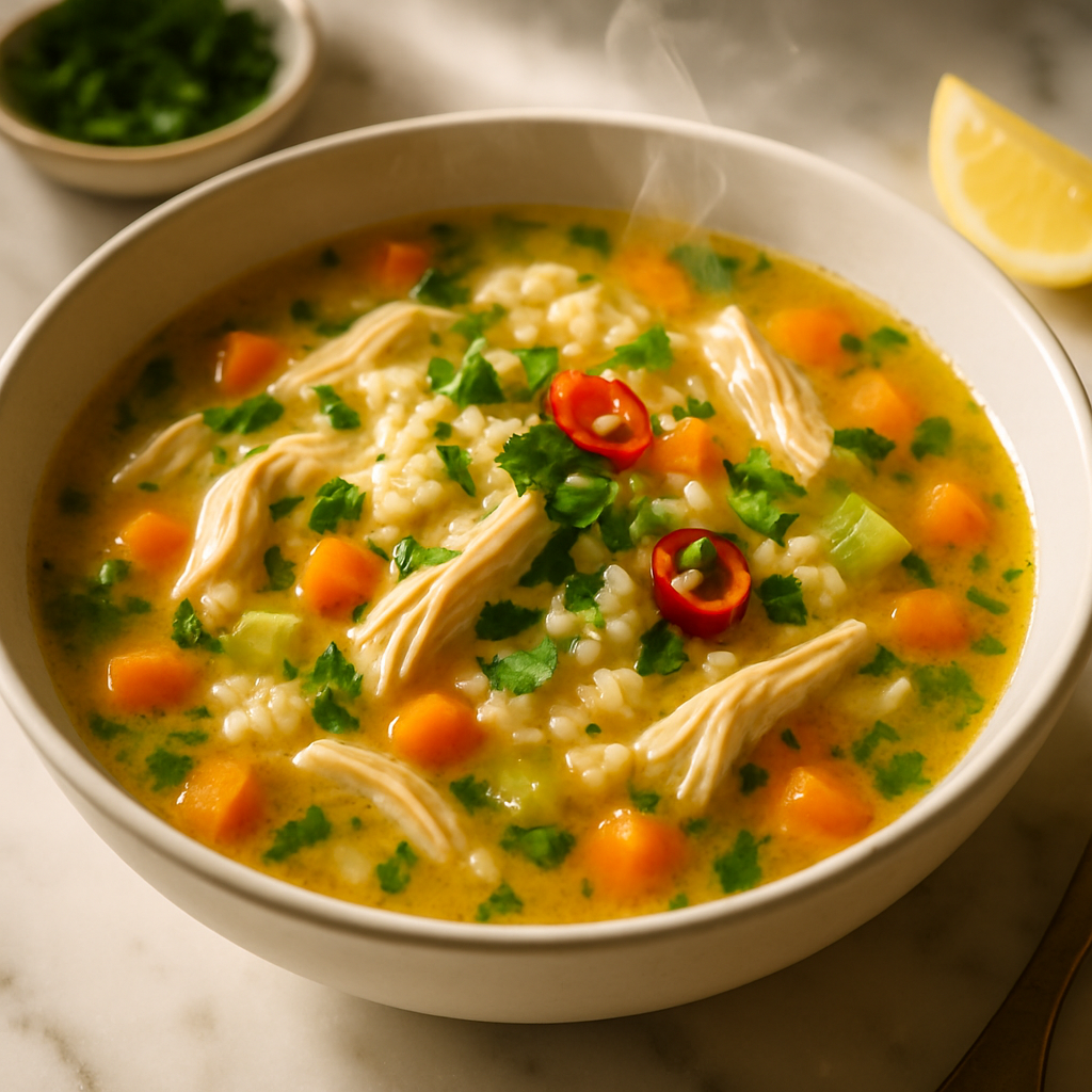 Instant Pot Chicken and Rice Soup