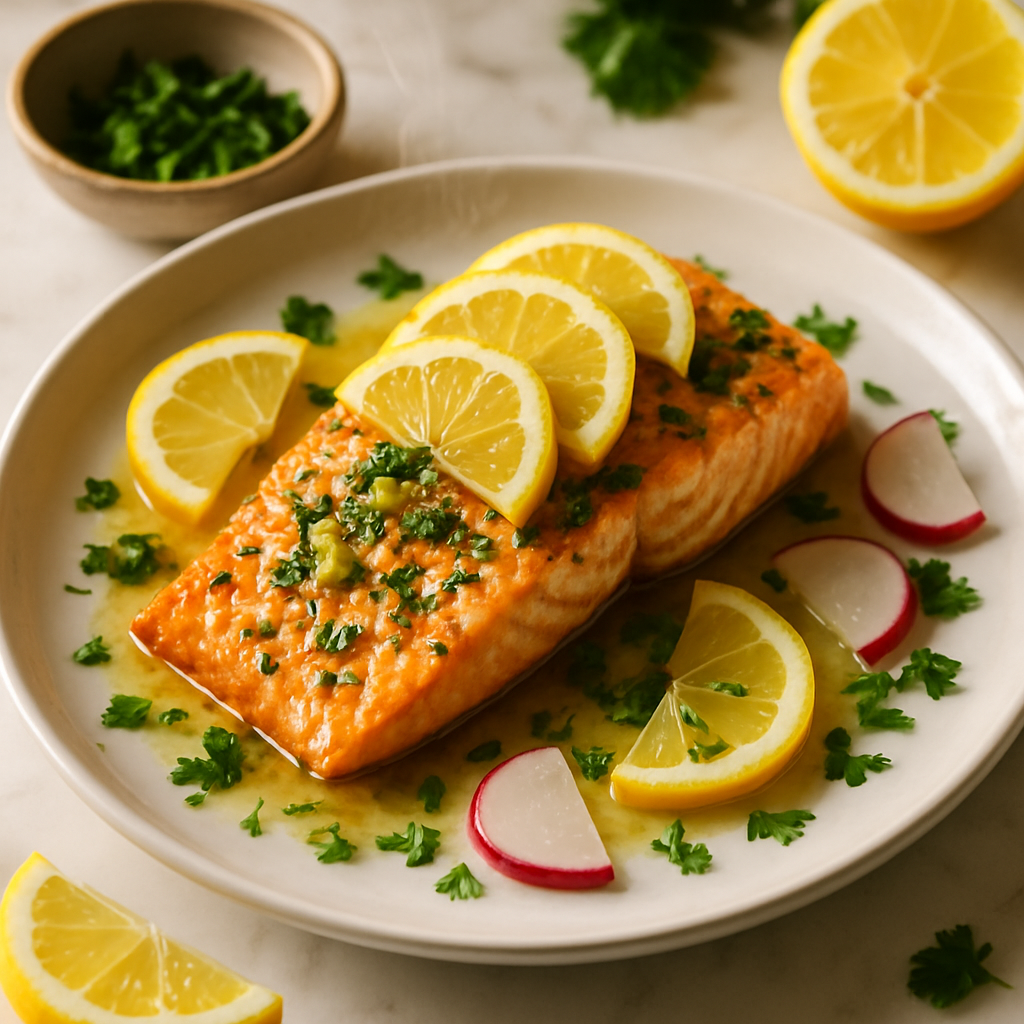 Instant Pot Lemon Garlic Salmon