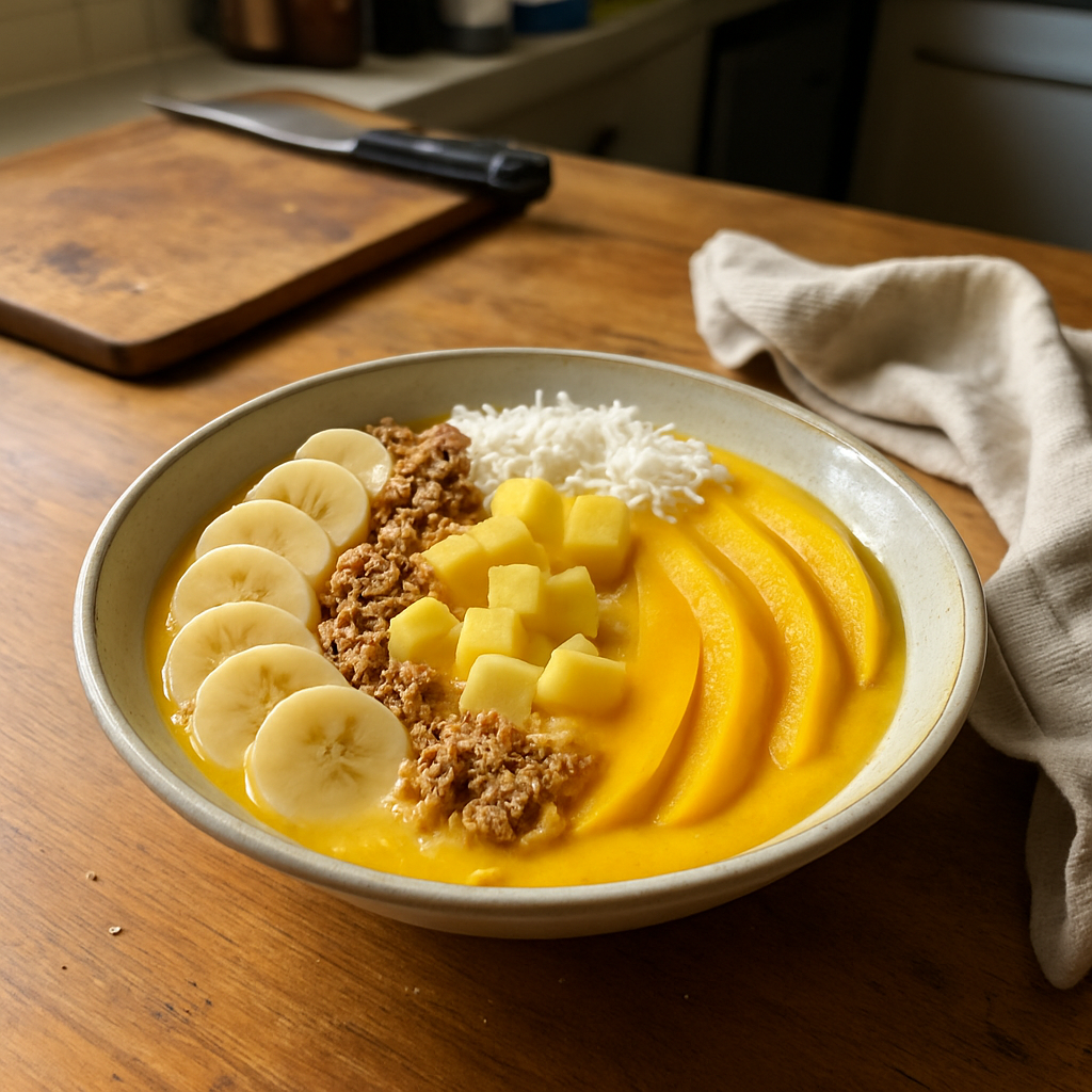 The Irresistible Tropical Smoothie Bowl That Will Brighten Your Day