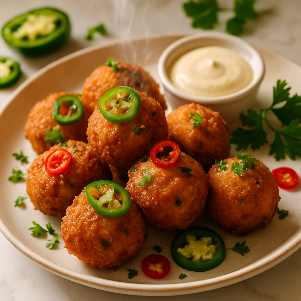 Jalapeno Cheddar Hushpuppies