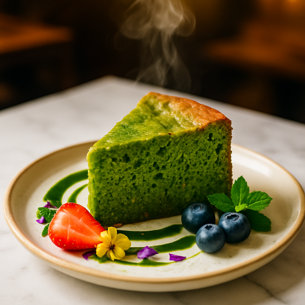Japanese Matcha Green Tea Cake