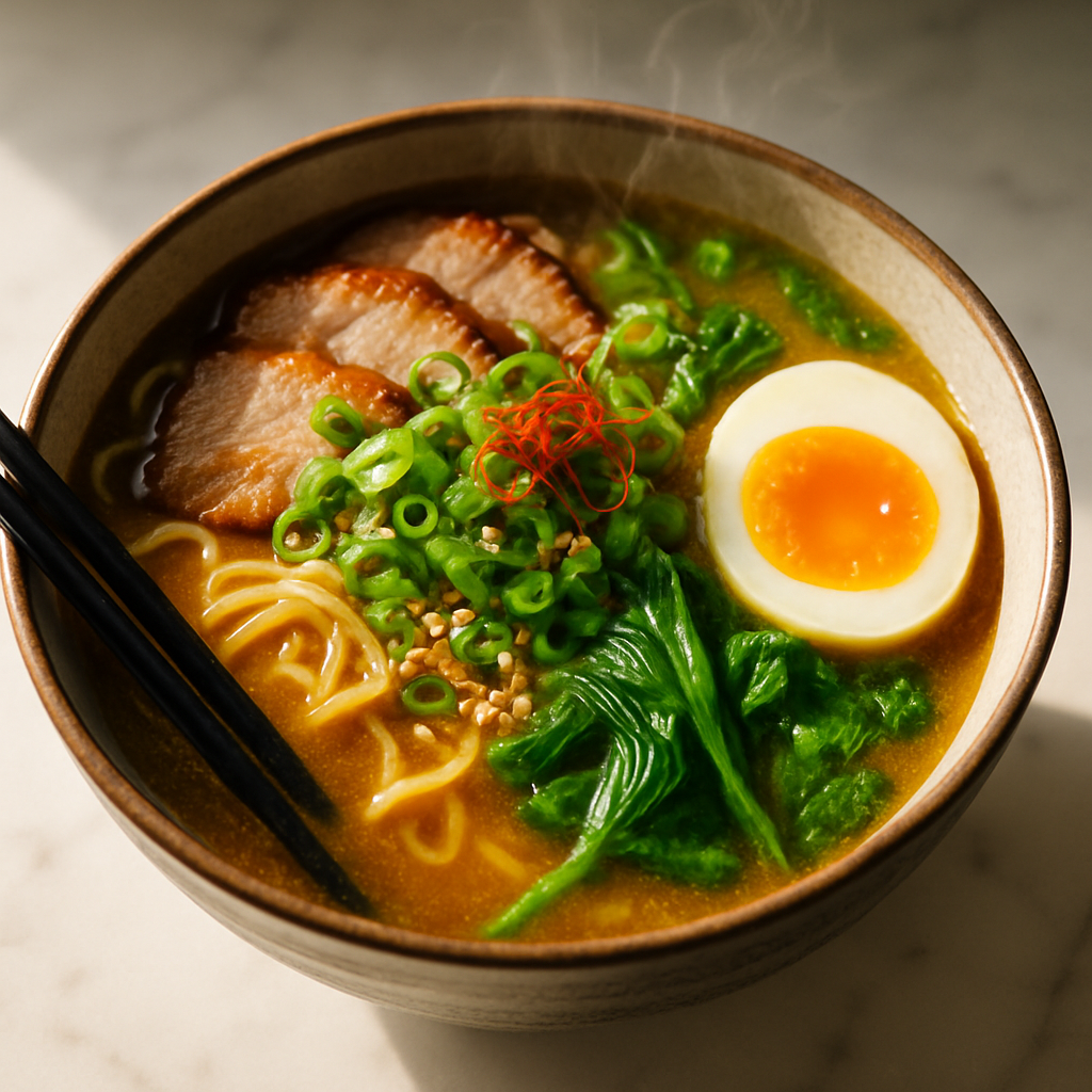 Japanese Miso Ramen Soup