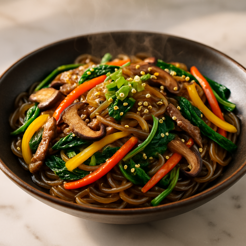 Japchae Korean Glass Noodles