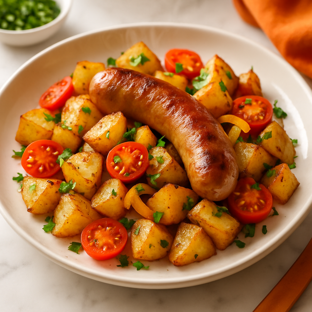 Kid Friendly Bratwurst and Potatoes