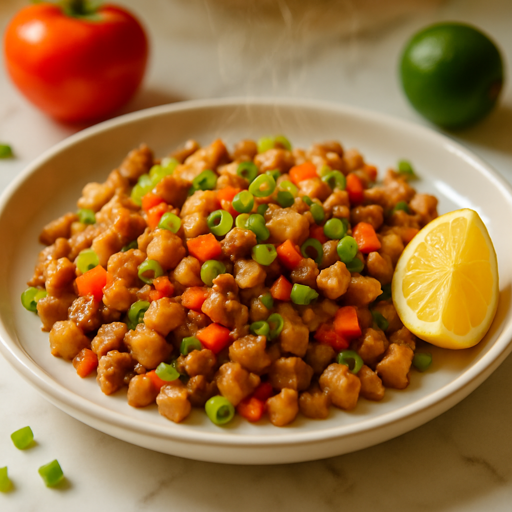 Kid Friendly Pork Sisig