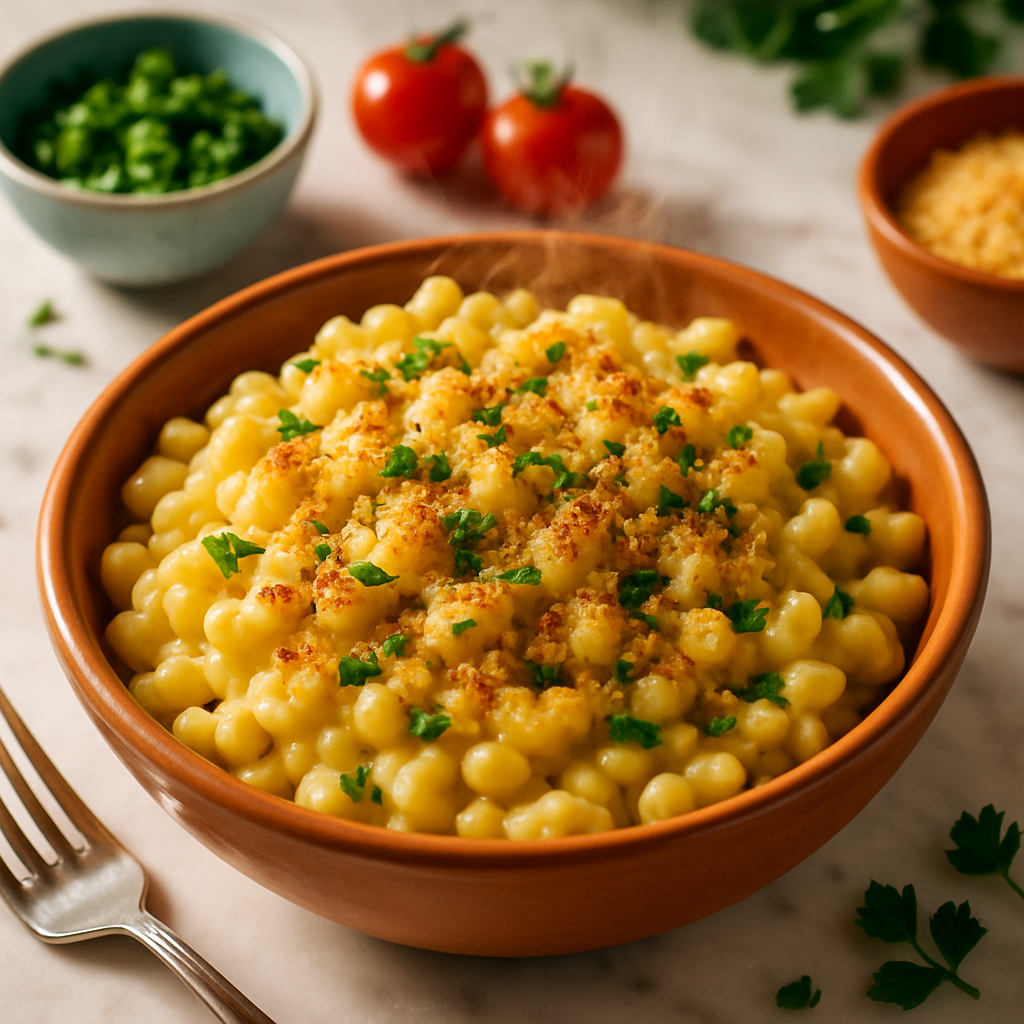 Kid Friendly Spaetzle Mac and Cheese