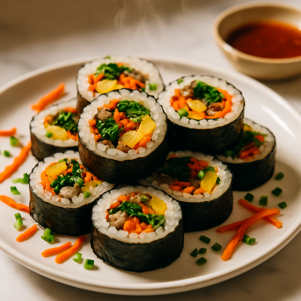 Kimbap Korean Rice Rolls