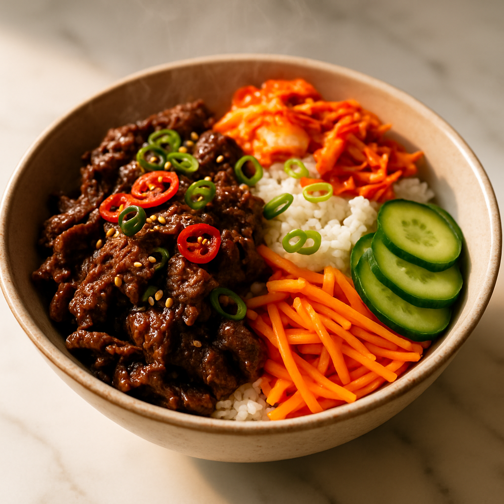Korean Bulgogi Beef Rice Bowl