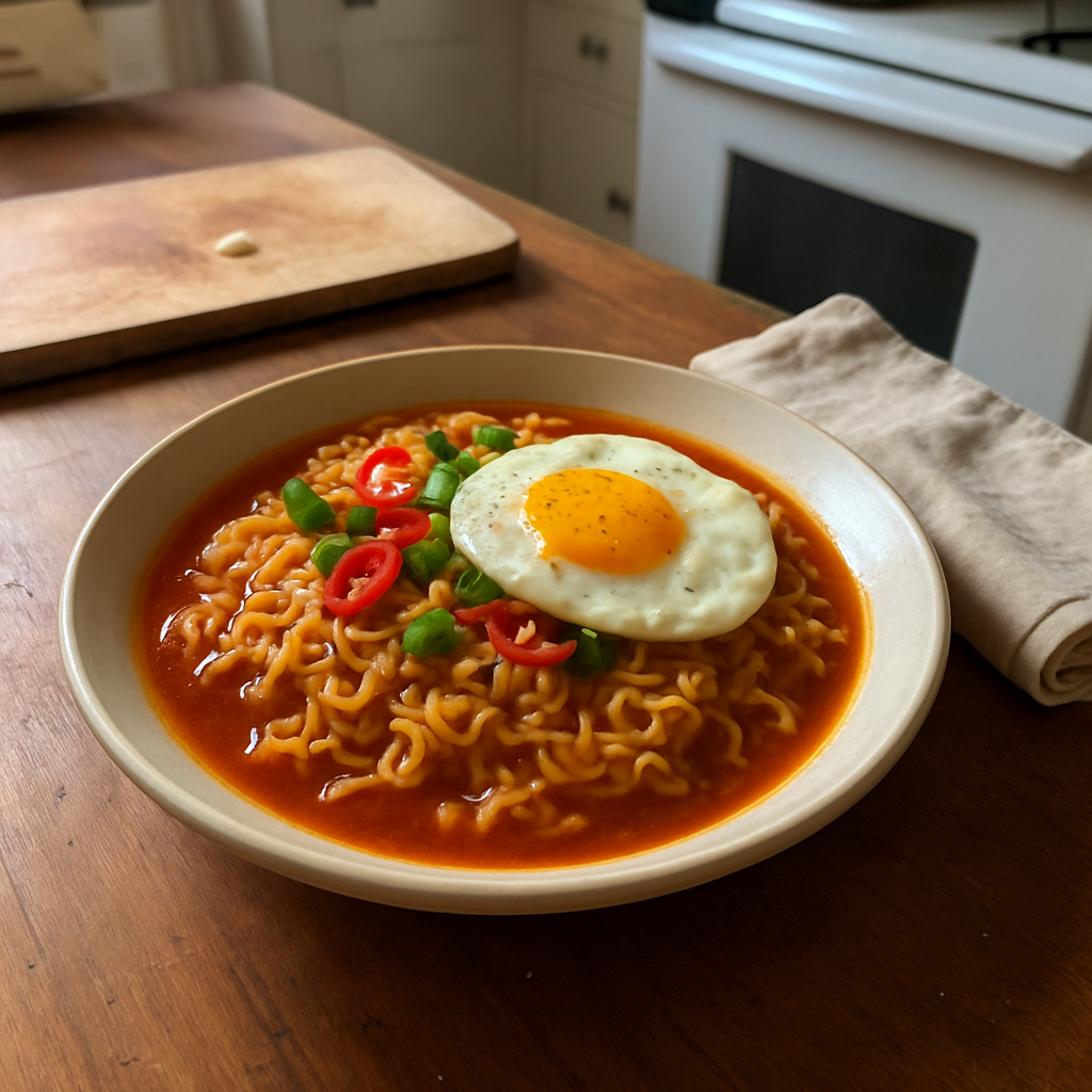 The Comforting Korean Spicy Ramen That Will Warm Your Soul