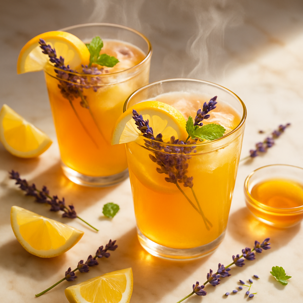 Lavender Honey Stress Relief Lemonade