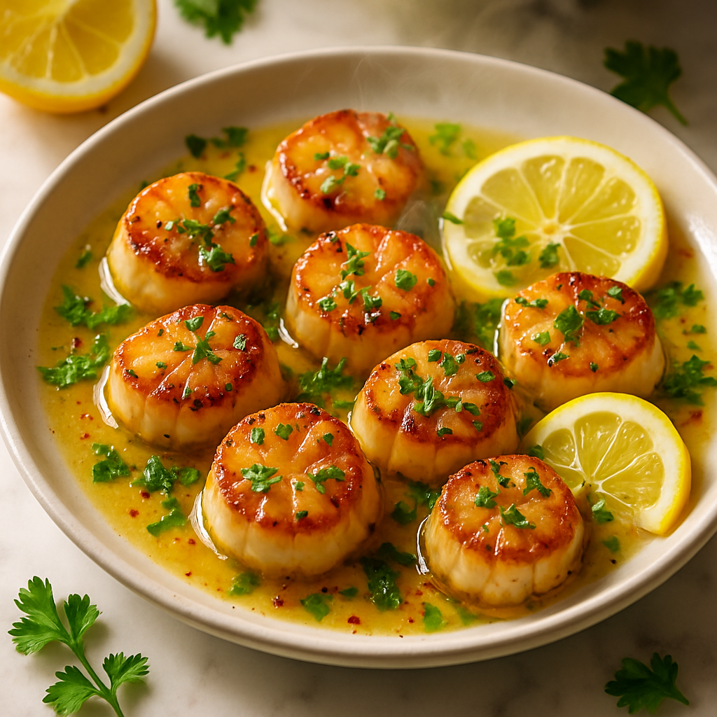Lemon Butter Scallops