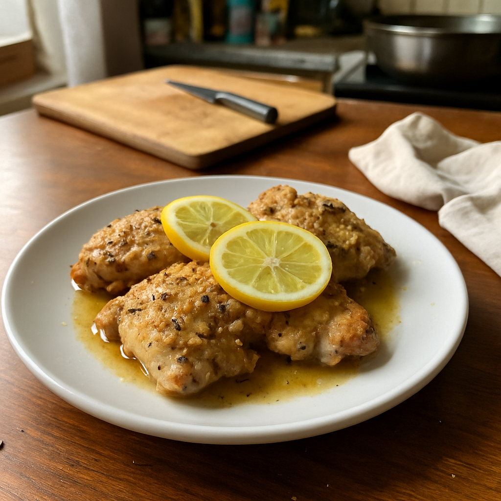 Lemon Garlic Chicken Thighs