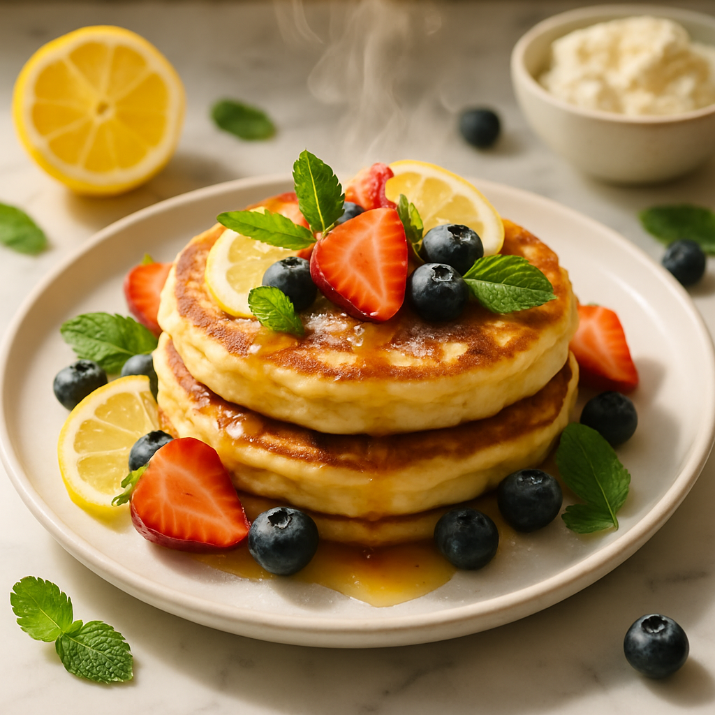 Lemon Ricotta Pancakes