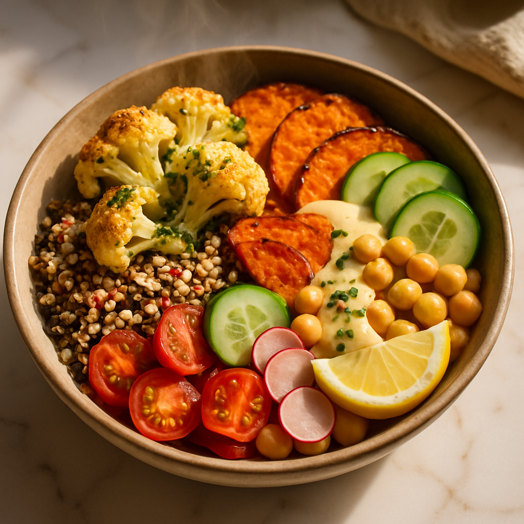Lemon Tahini Grain Bowl
