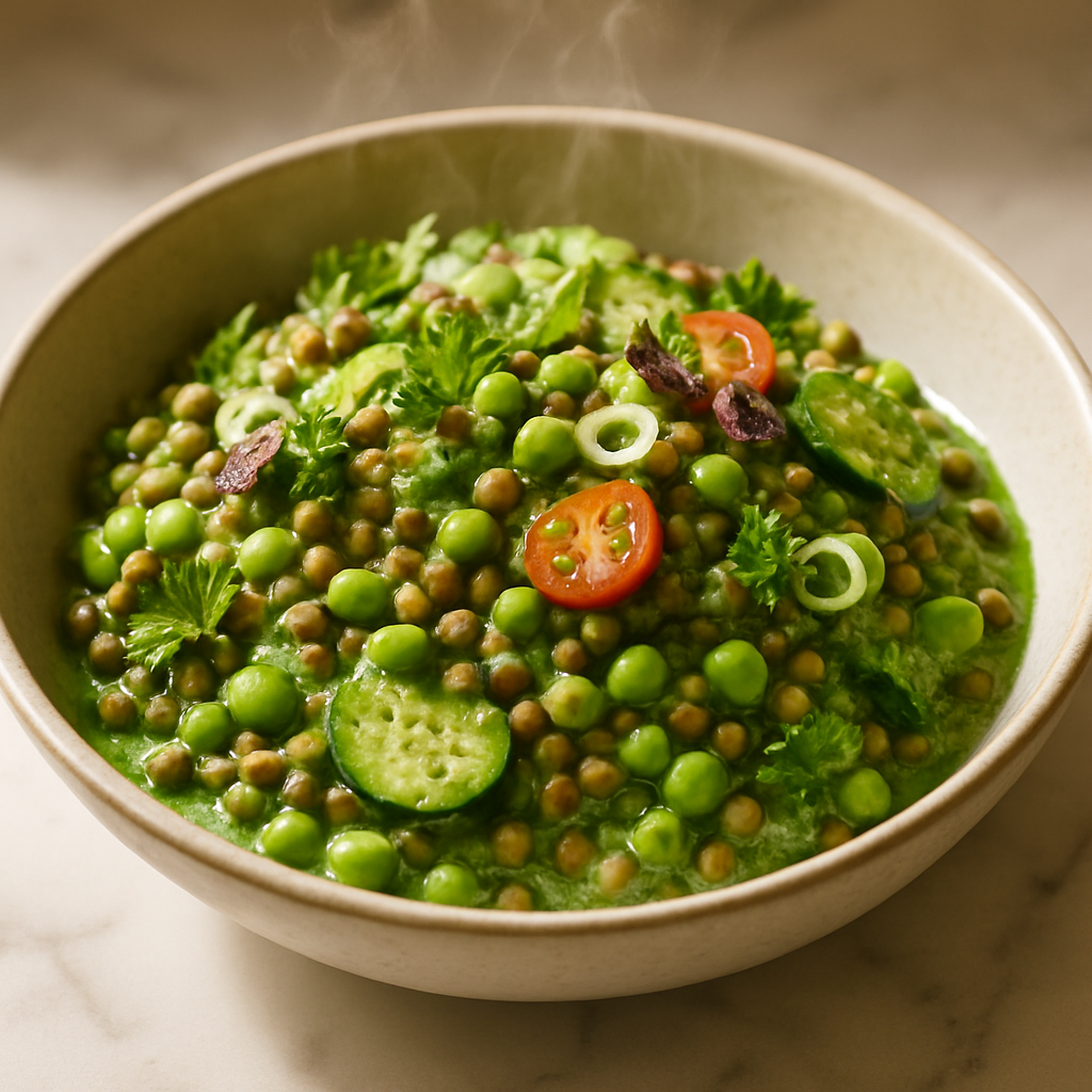 Lentil and Edamame Green Goddess Salad