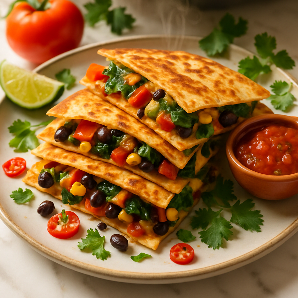 Loaded Veggie Quesadilla