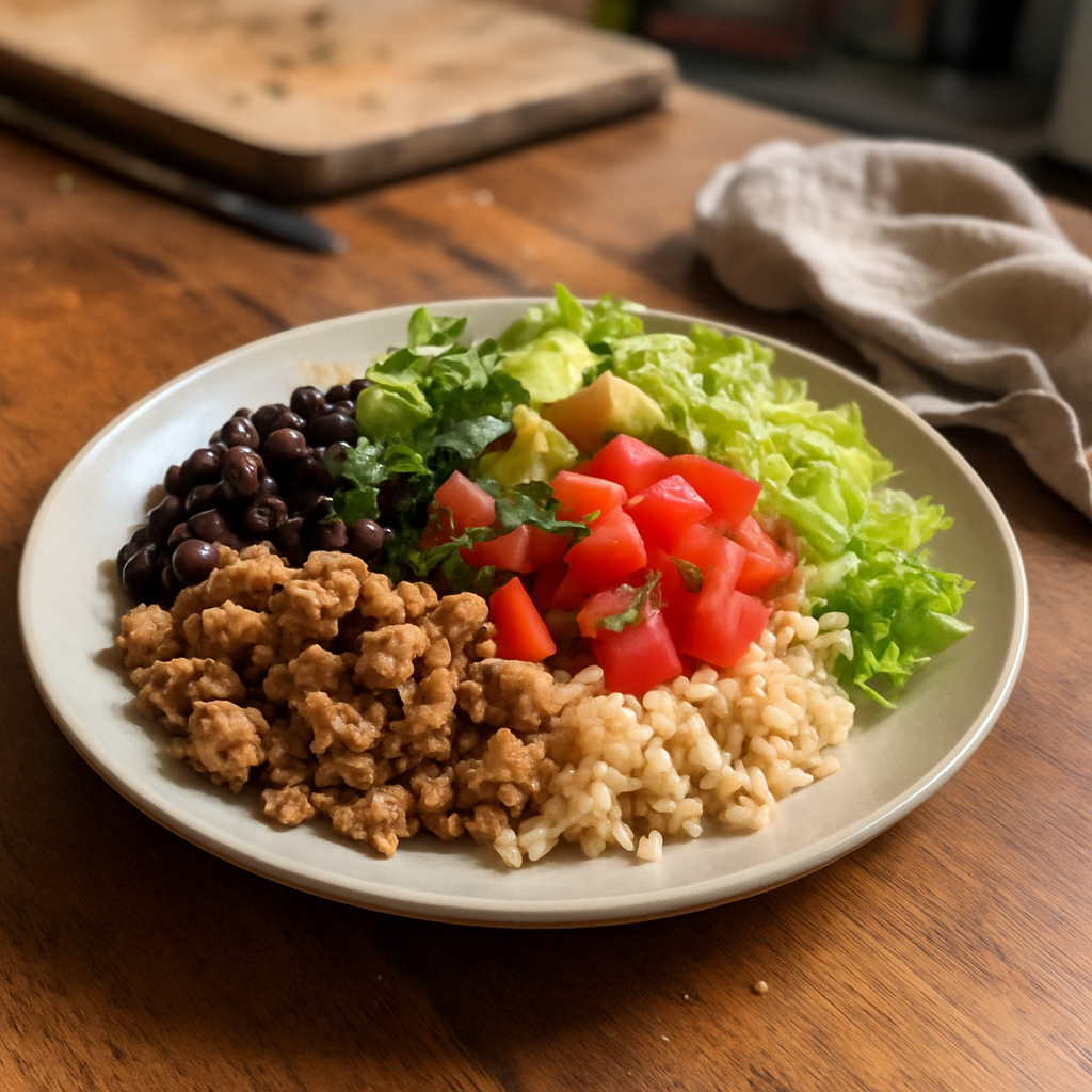This Low-Calorie Taco Bowl Will Change Your Lunch Game Forever