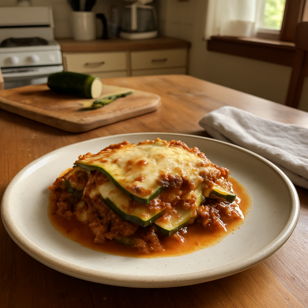 You Wont Believe This Low-Calorie Zucchini Lasagna is Healthy!