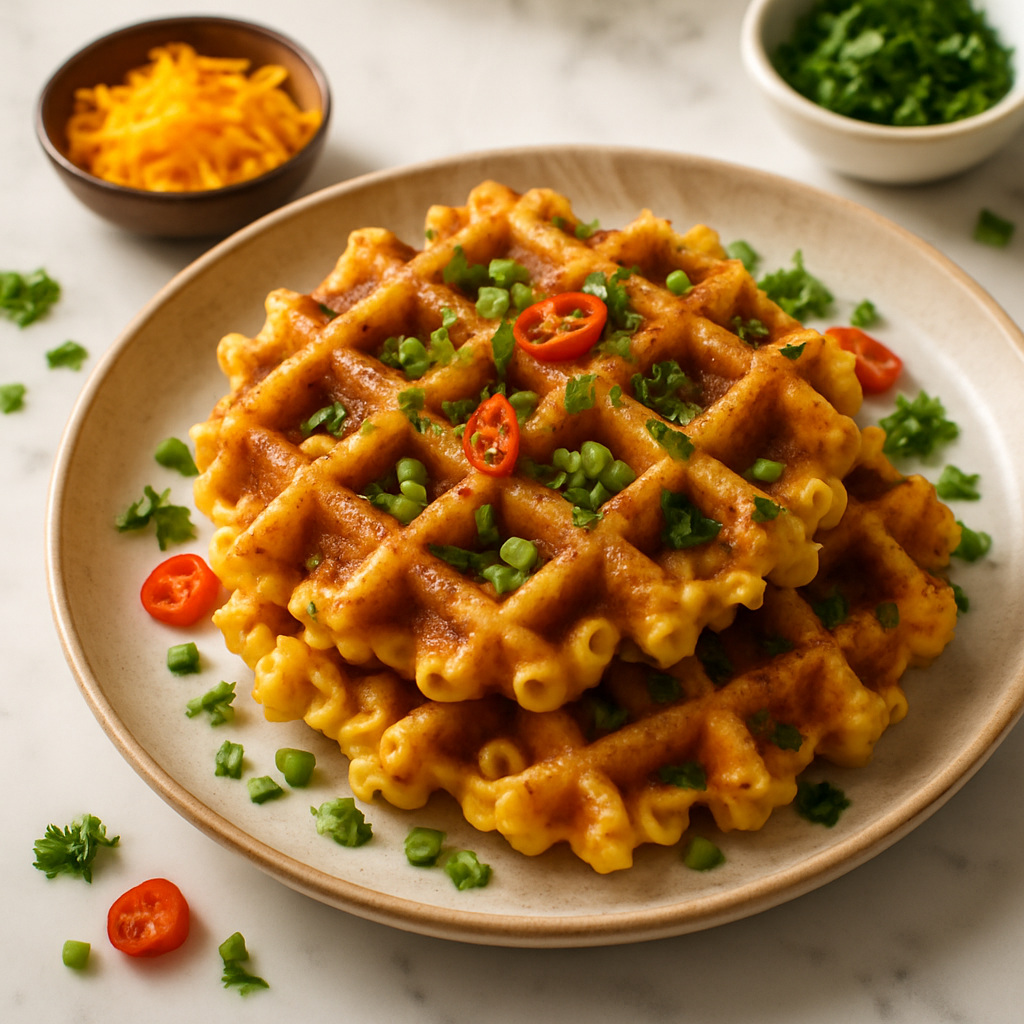 Mac and Cheese Waffles