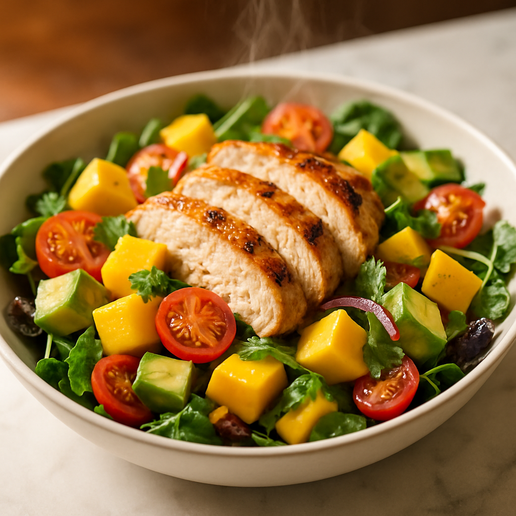 Mango Avocado Chicken Salad