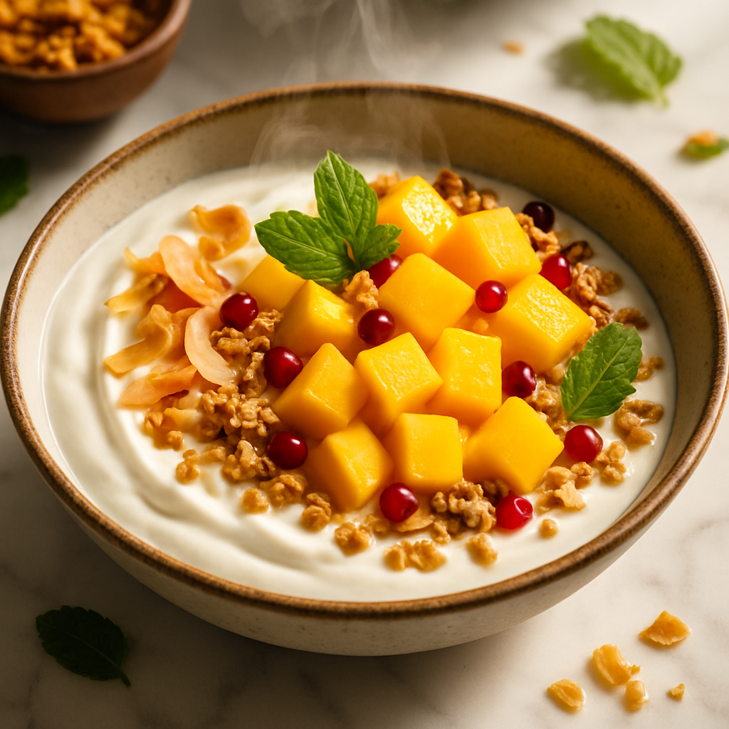 Mango Coconut Yogurt Bowl