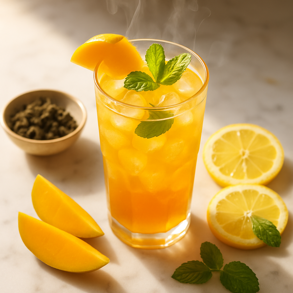 Mango Iced Green Tea