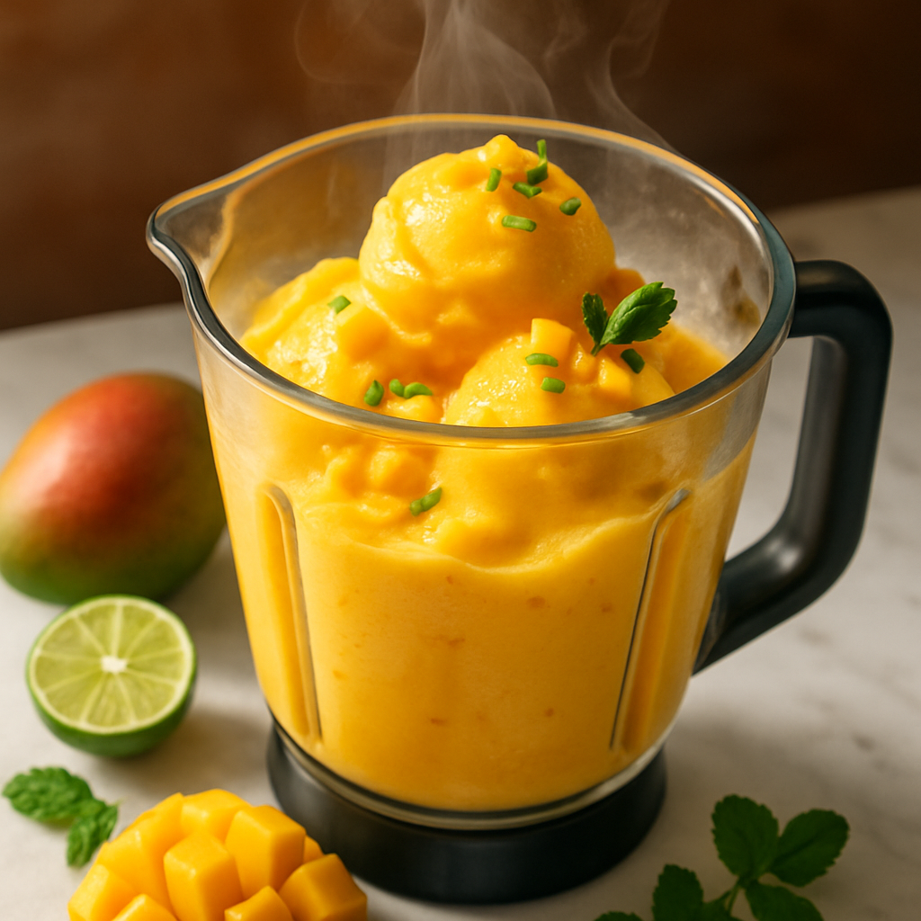 Mango Sorbet Blender