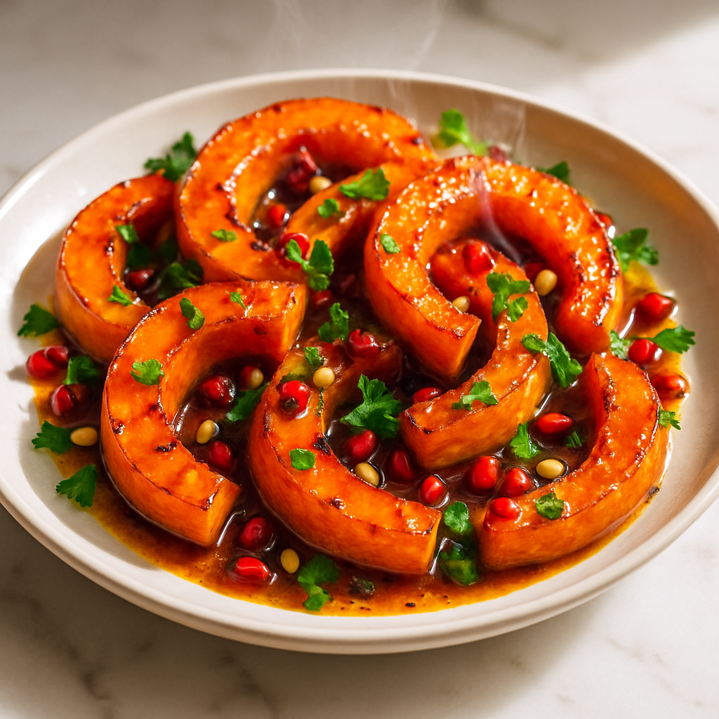 Maple Glazed Roasted Butternut Squash