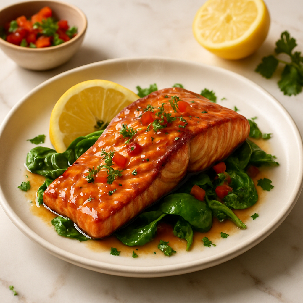 Maple Glazed Salmon