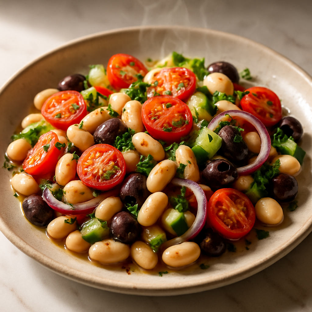 Mediterranean White Bean Salad
