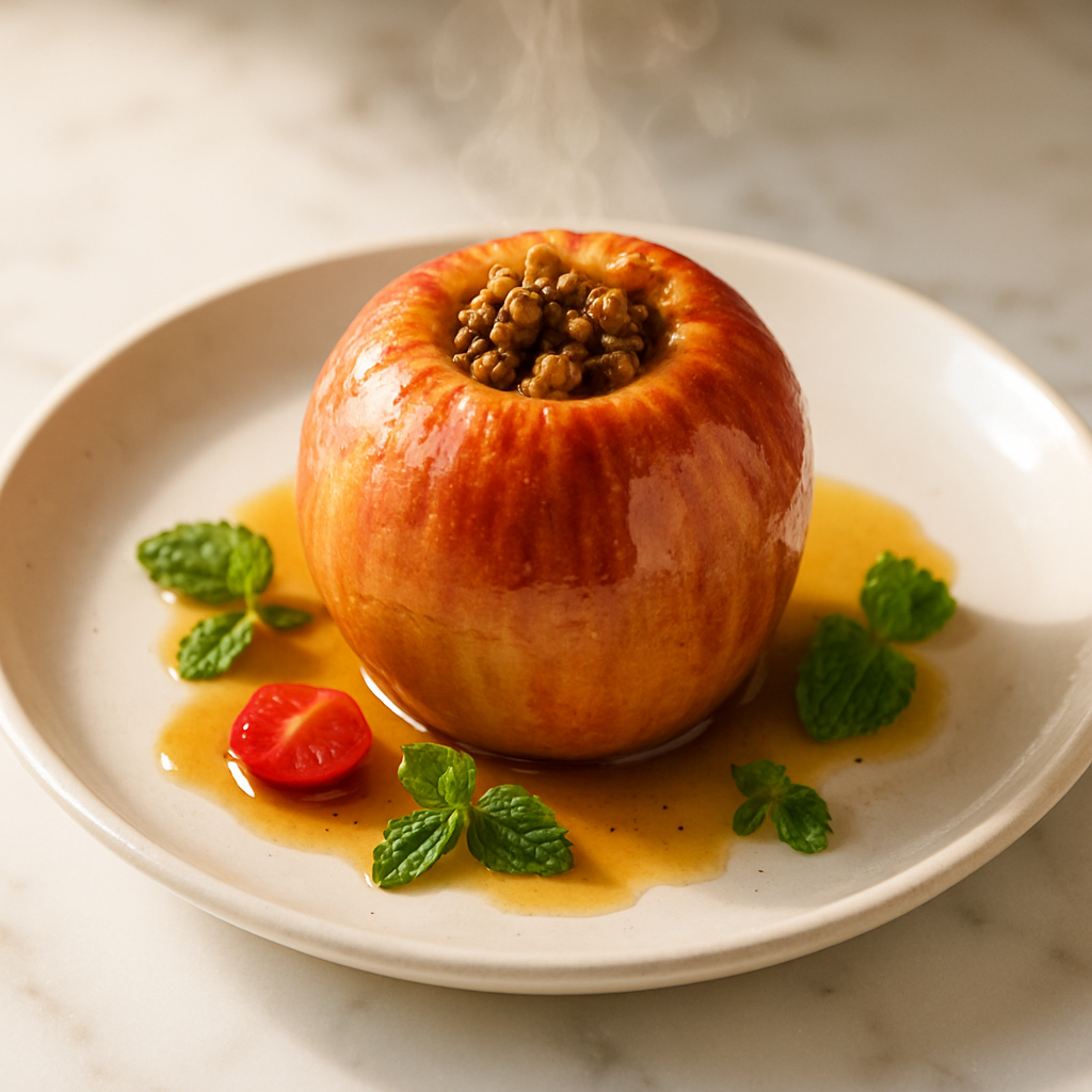 Microwave Baked Apple