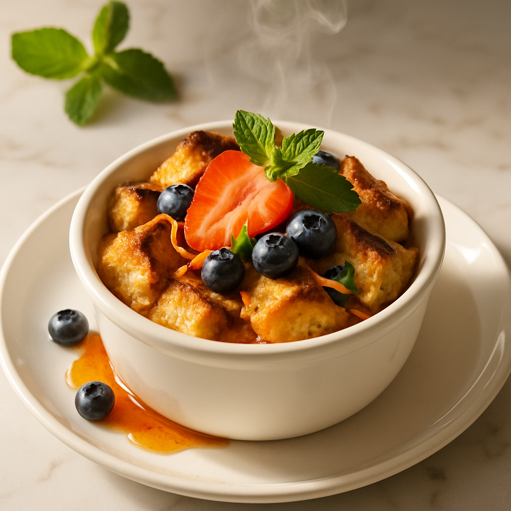 Microwave Bread Pudding