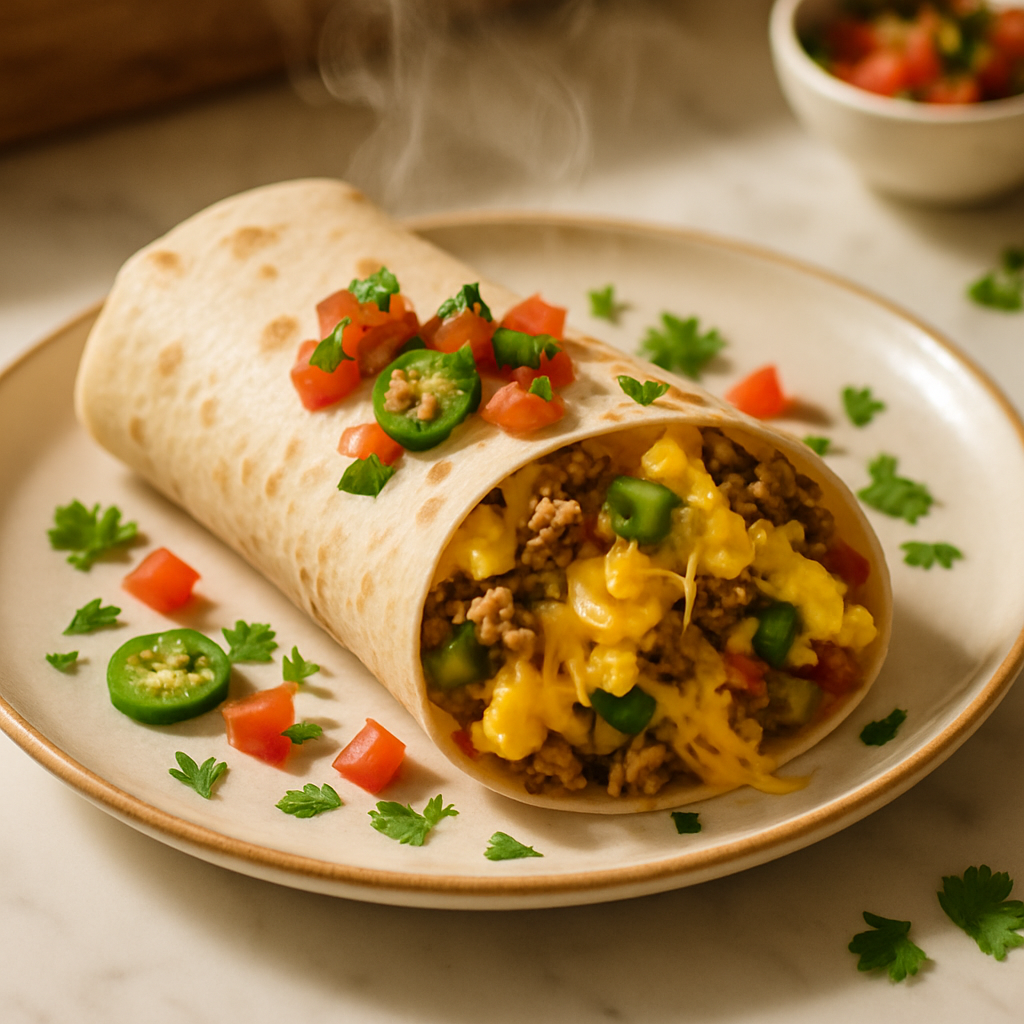 Microwave Breakfast Burrito