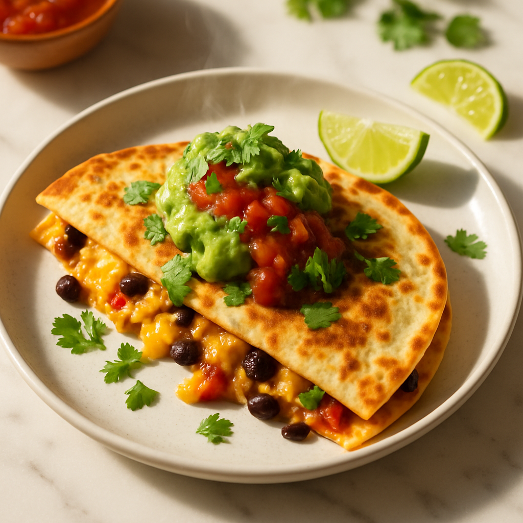 Microwave Loaded Quesadilla