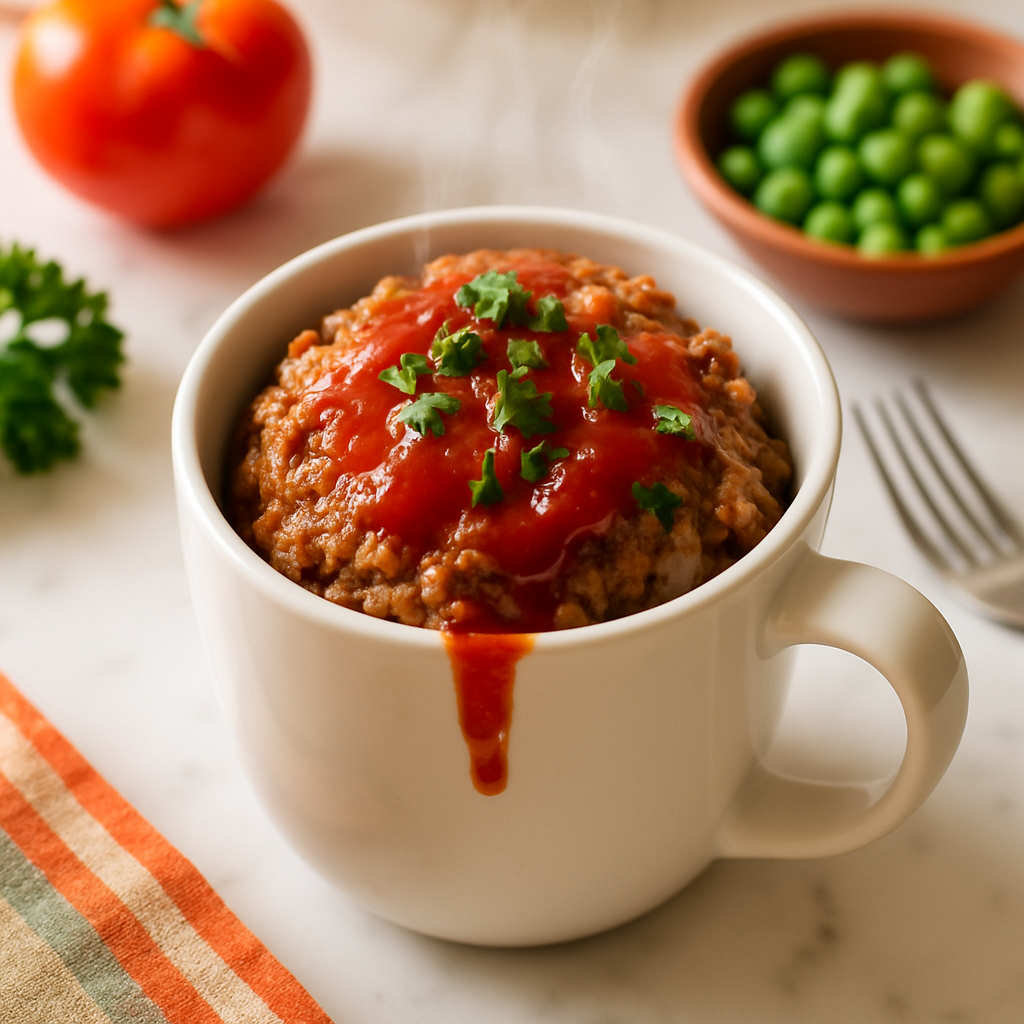 Microwave Meatloaf in a Mug