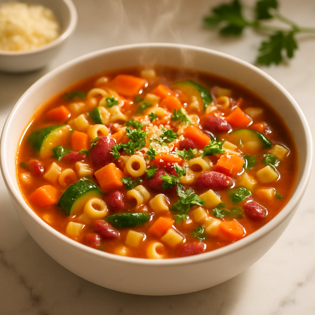 Microwave Minestrone Soup
