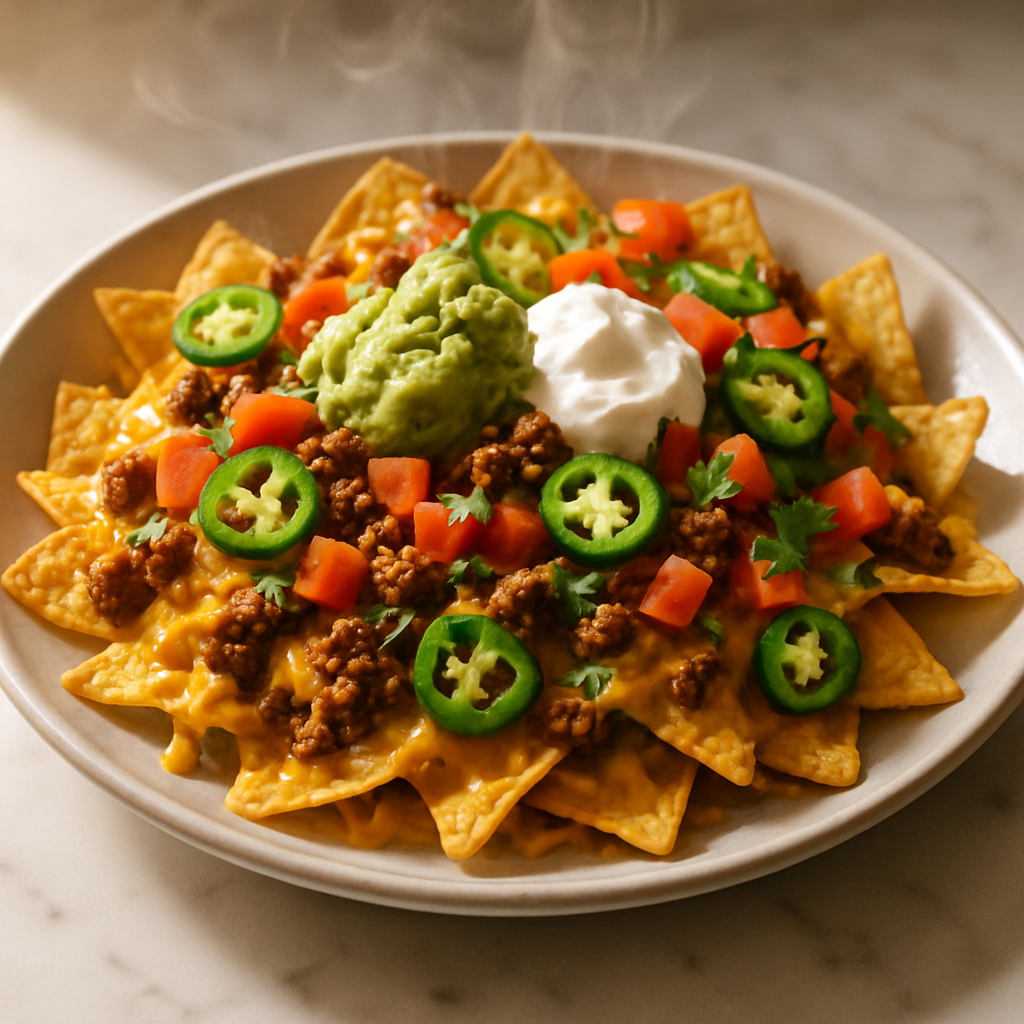 Microwave Nachos Grande