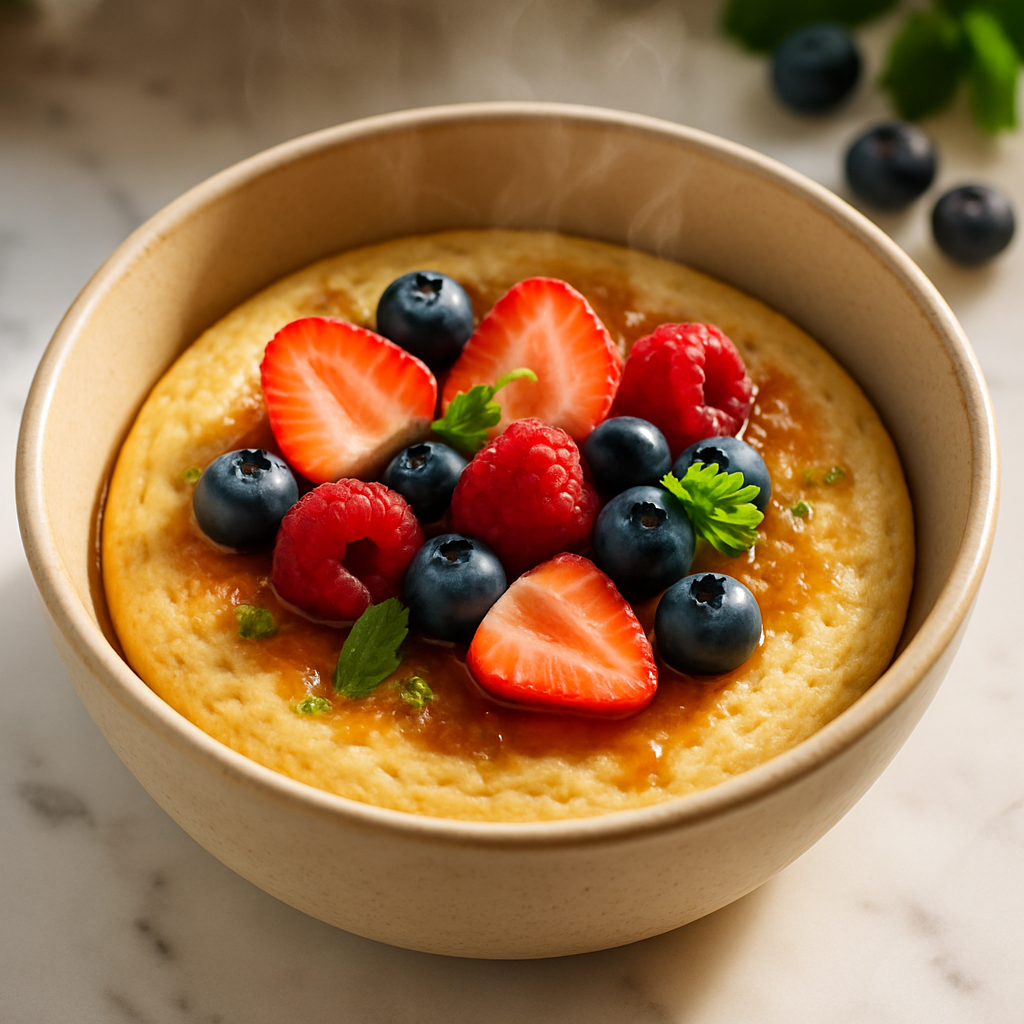 Microwave Pancake in a Bowl