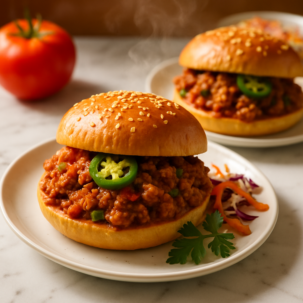 Microwave Sloppy Joes
