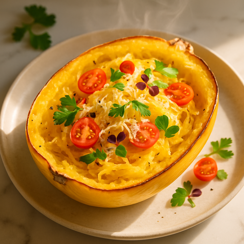Microwave Spaghetti Squash