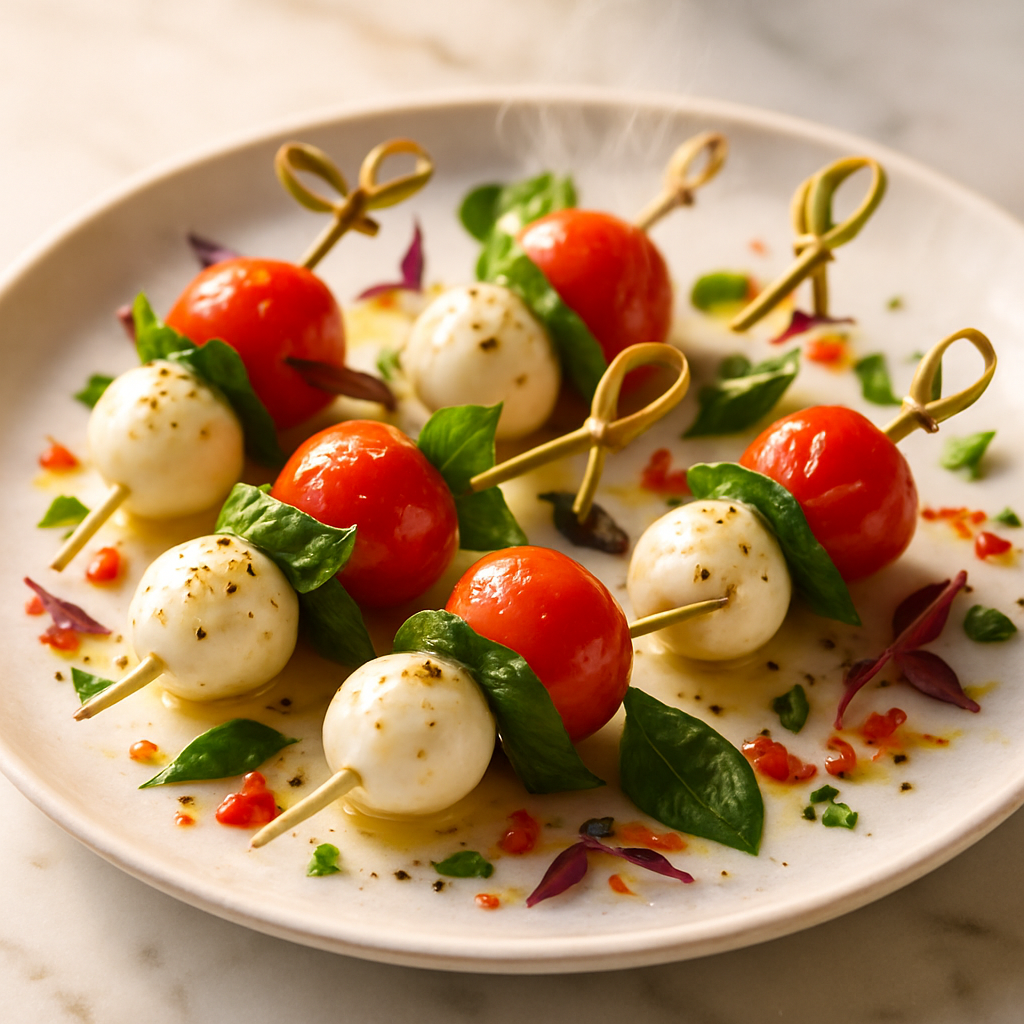 Mini Caprese Skewers
