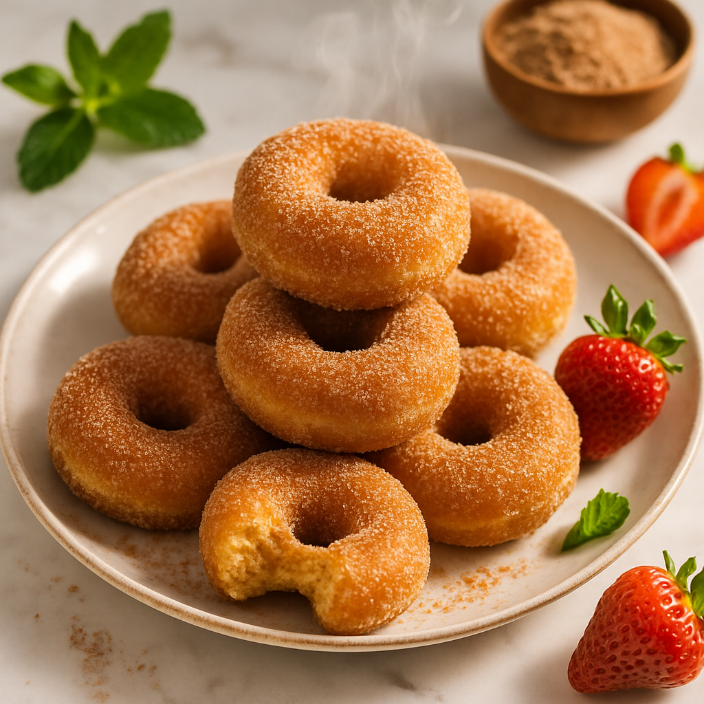 Mini Cinnamon Sugar Donuts