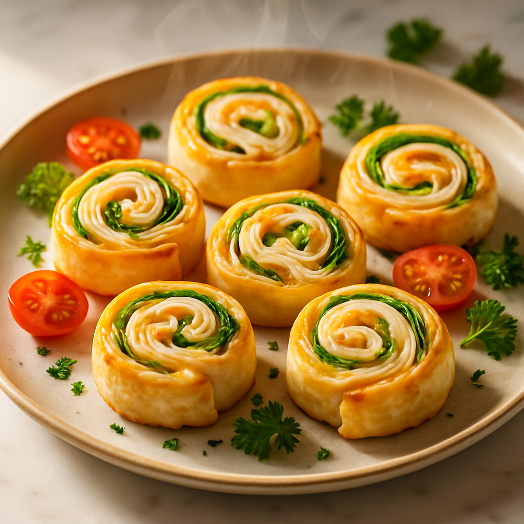 Mini Turkey and Cheese Pinwheels