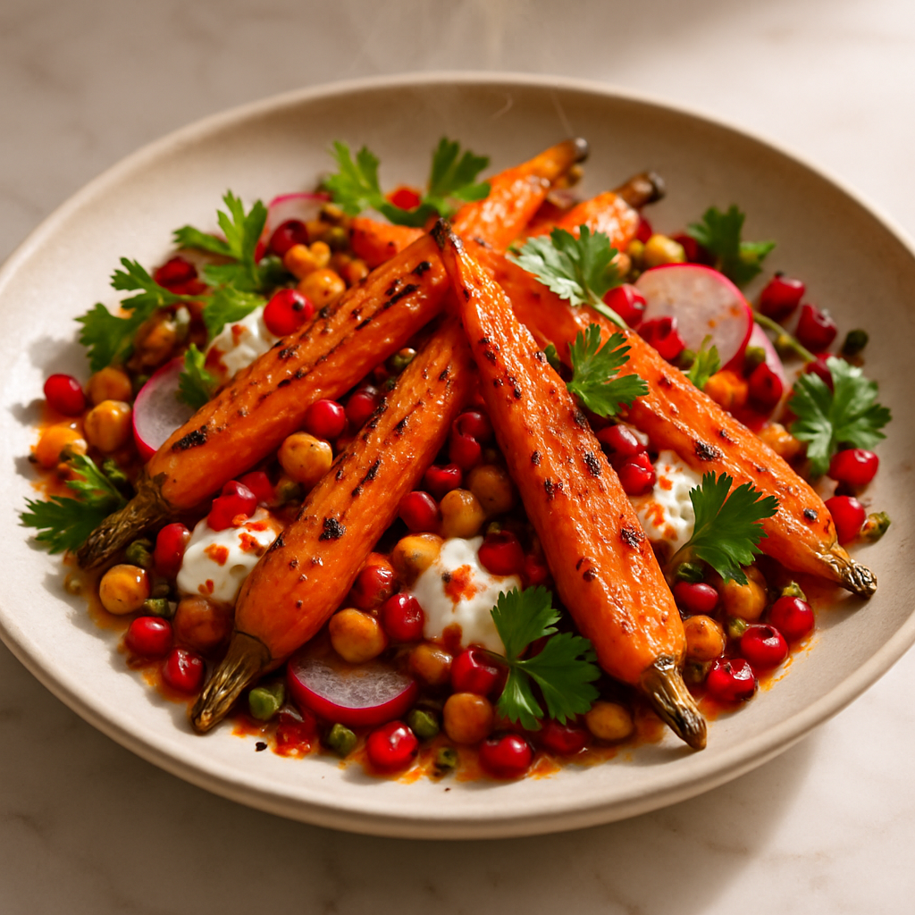 Moroccan Roasted Carrot Salad