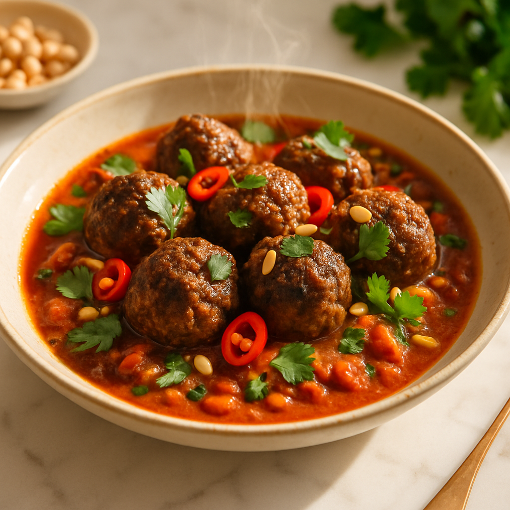 Moroccan Spiced Lamb Meatballs