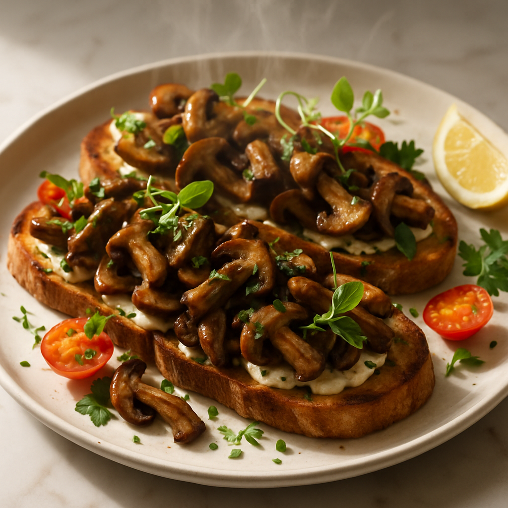 Mushroom Bruschetta