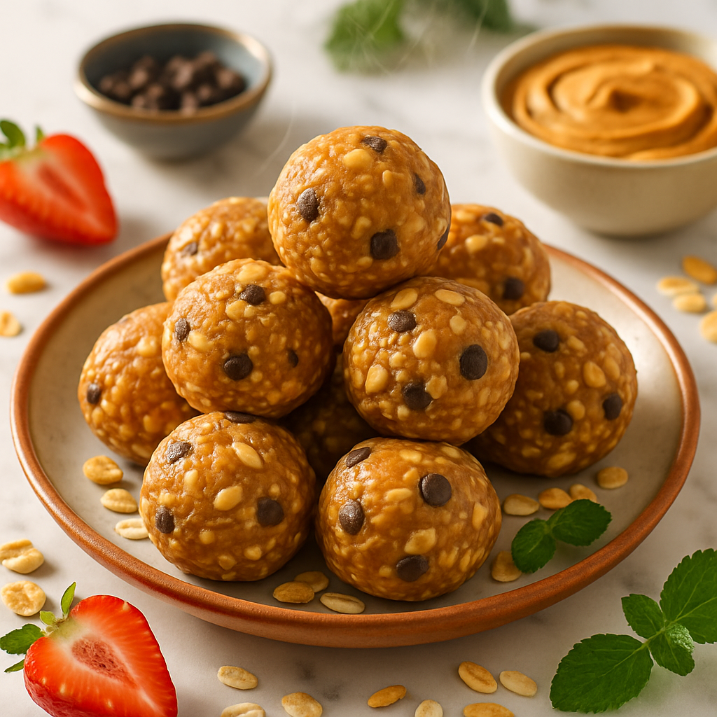 No-Bake Peanut Butter Energy Balls